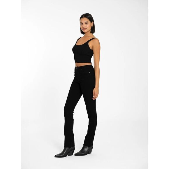 PARKER SMITH STRAIGHT BLACK JEANS  SIZE 6 MSRP$198 - Picture 1 of 10